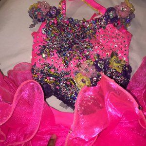 Custom Glitz Cupcake Dress size 9months - 18months